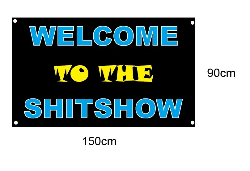 Willkommen beim Shitshow-Banner