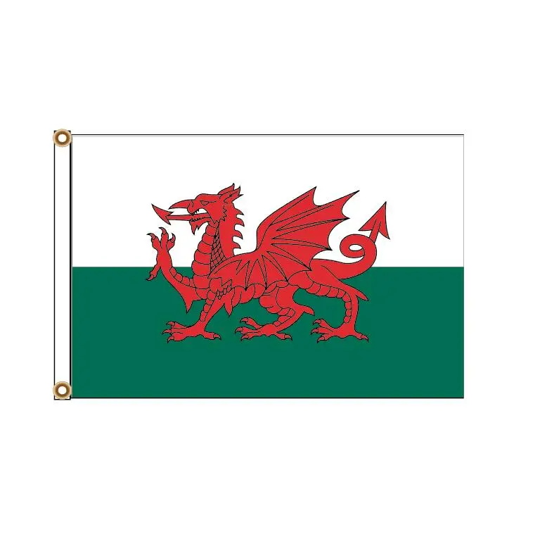 Die Flagge des Vereinigten Königreichs Wales