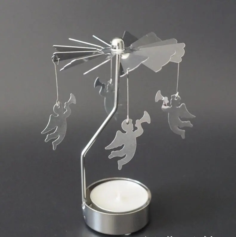 Drehbarer Kerzenhalter aus Aluminium
