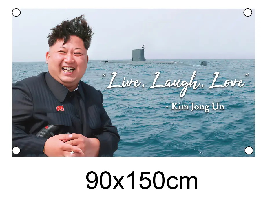 Kim Jong Un-Flagge