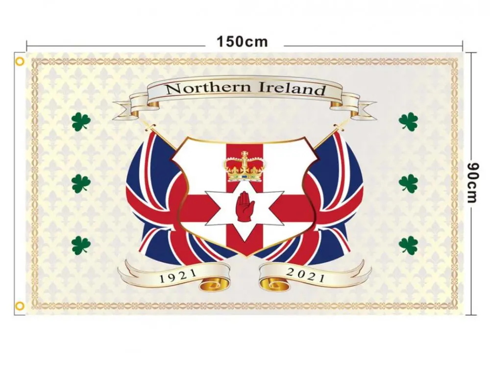 Nordirland-Flaggen zum 100-jährigen Jubiläum